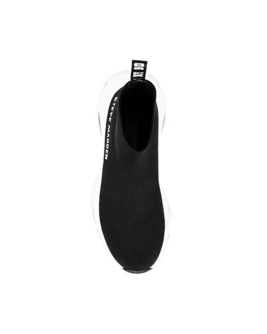 Steve Madden Black Mastery Trainers