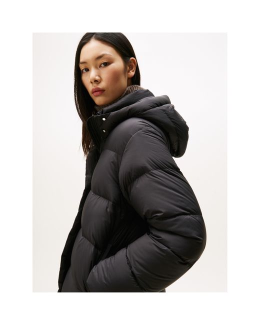 Tommy Hilfiger Black Down Short Puffer Jacket