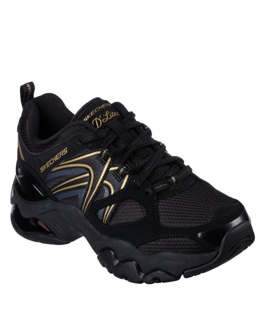 Skechers Black Chunky Trainers
