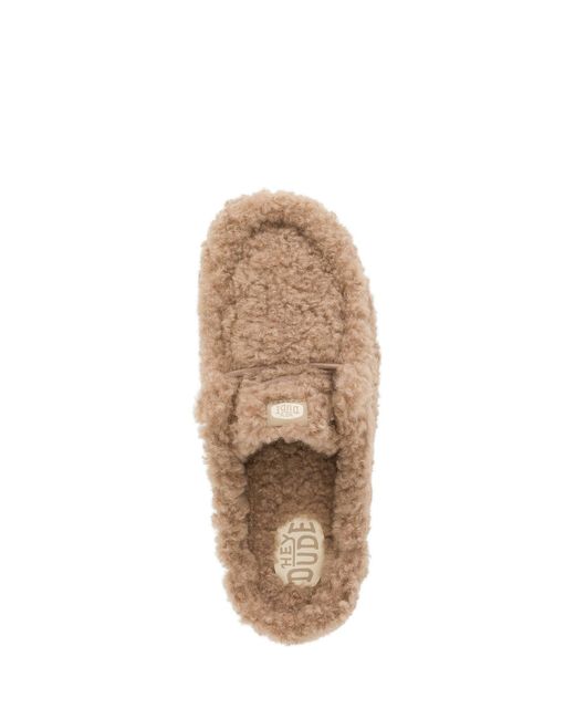 HeyDude Brown Wendy Slipper