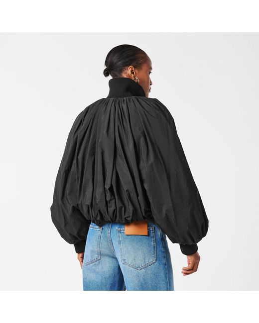 Jacquemus Black Jacquard Bomber Jacket
