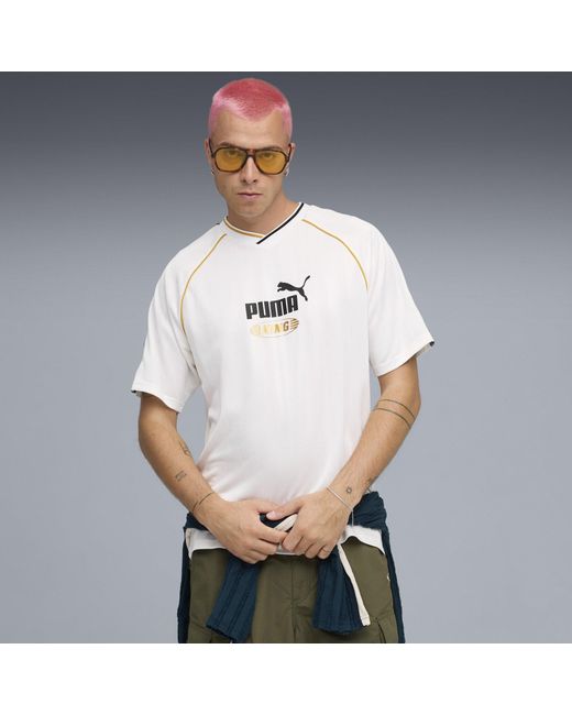 PUMA White King All Over Print Regular Fit T-Shirt for men