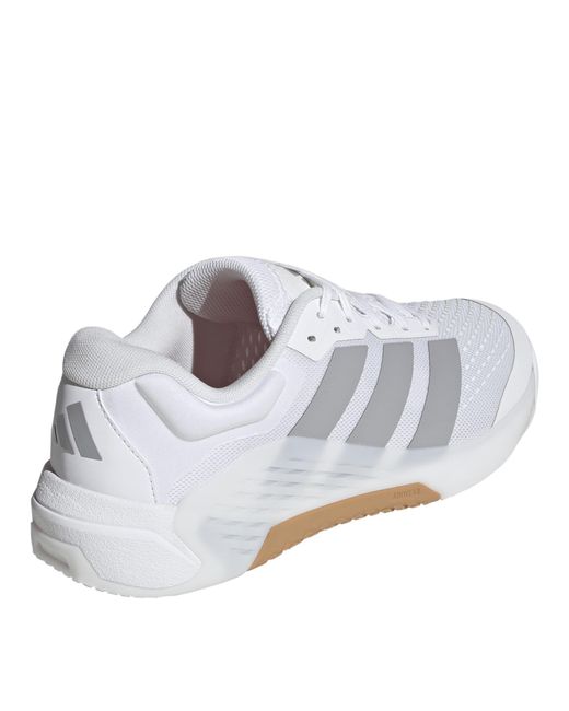 Adidas White Dropset 4 Pwr Training Shoes for men