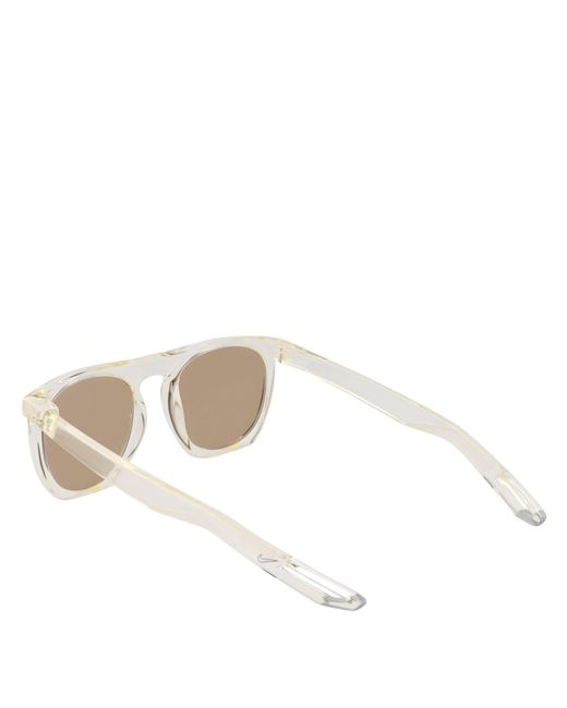 Nike White Flatspot Xxii Wayfarer Sunglasses