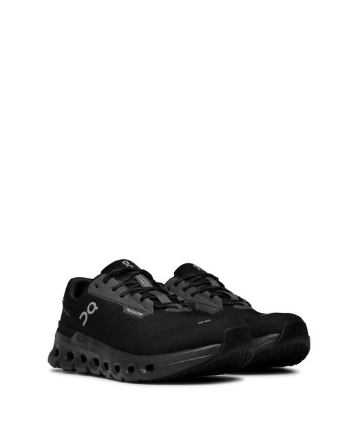 On Shoes Black Cloudrunner 2 Waterproof Running Shoes for men