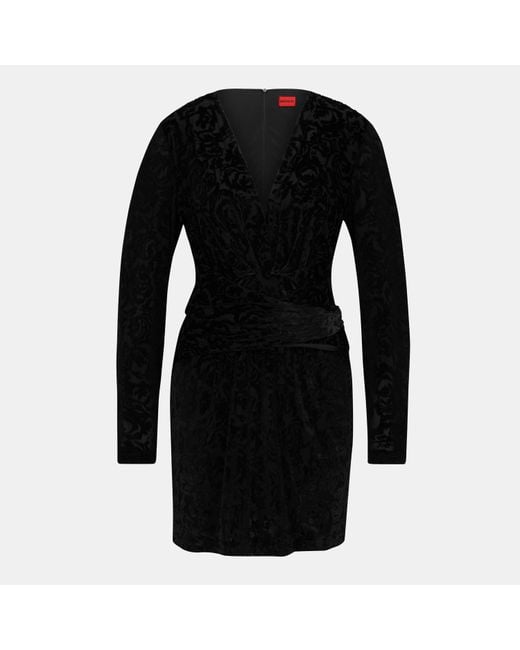 HUGO Black Kimbali Wrap Dress