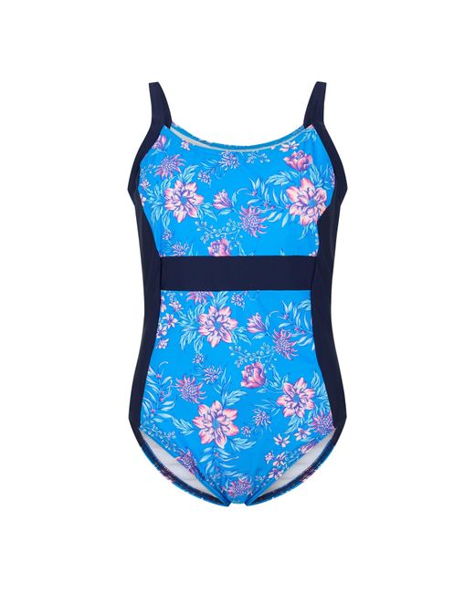 Zoggs Blue Wild Rose Side Panel