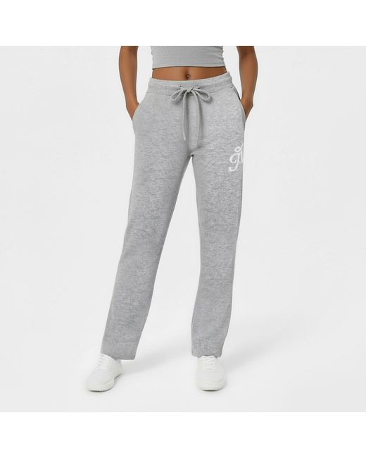 Jack Wills Gray Acrylic Oversized Fit Knitted Trousers for men