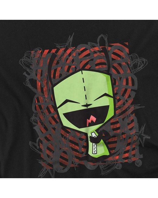 Other Black Invader Zim Happy Gir T Shirt for men