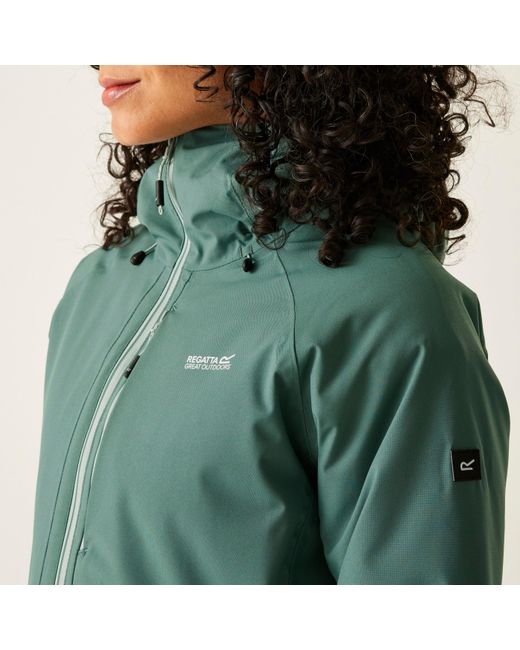 Regatta Green Highton Stretch Insulated Long Sleeve Waterproof Jacket