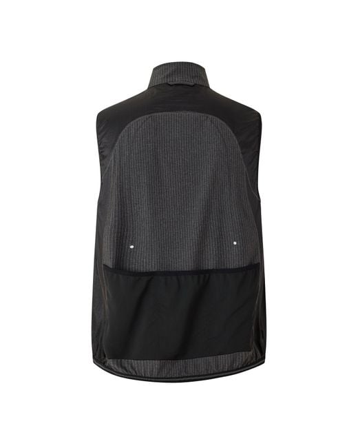 Roa Black Numb Commuting Performance Running Vest for men