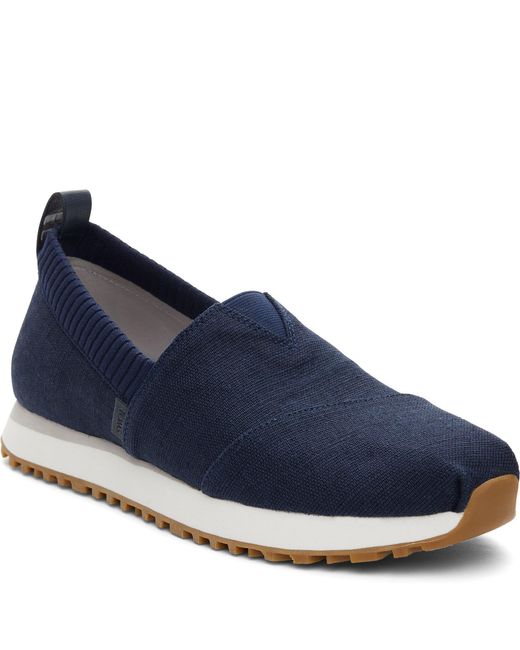 TOMS Blue Alpargata Resident 2.0 Trainers Size 6.5 for men