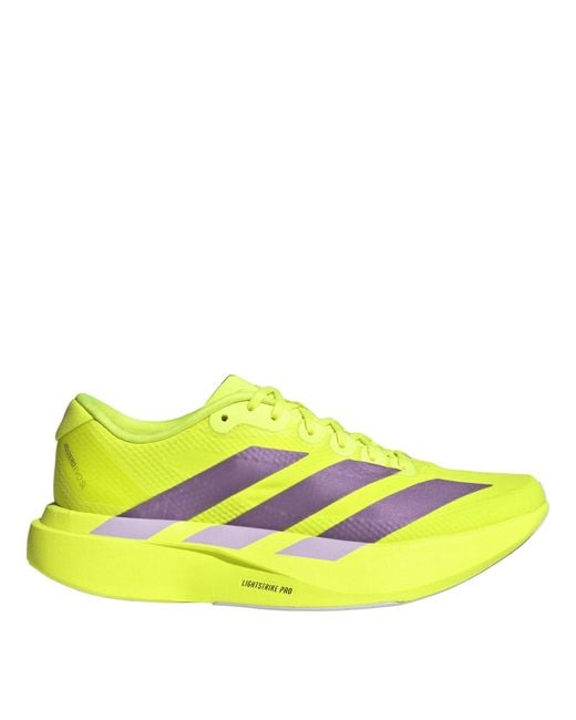 Adidas Yellow Adidas Adizero Evo Sl Woven Sneaker