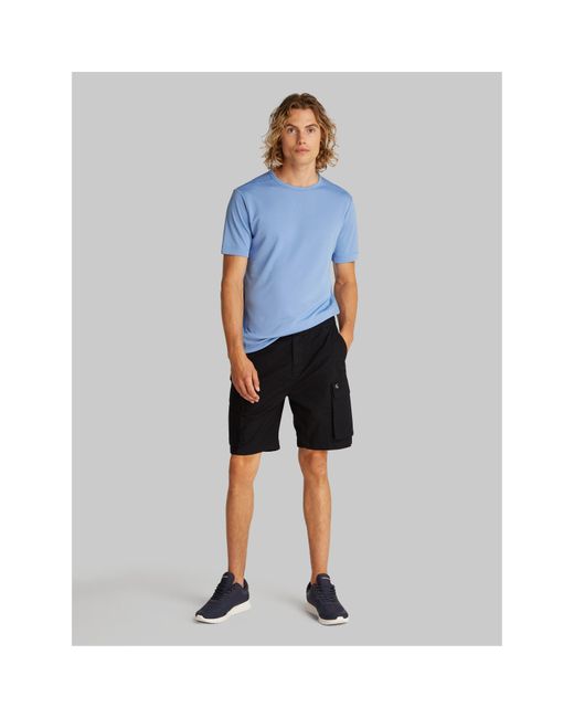Calvin Klein Blue Washed Cargo Short for men