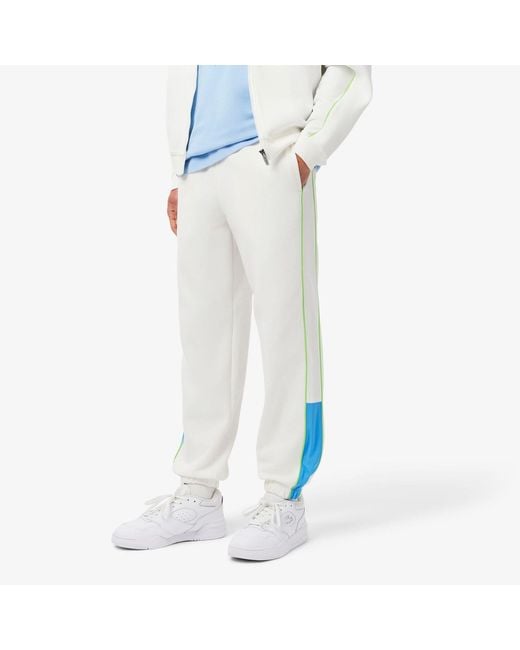 Lacoste Blue Regular Fit Piqué Sweatpants for men