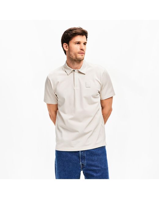 Belstaff White Curator P Short Sleeve Polo Shirt for men