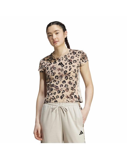 Adidas Multicolor All-Over Print T-Shirt
