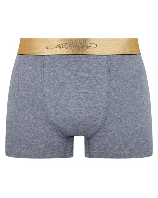 Ed Hardy White Rixey Boxer Briefs Pack for men