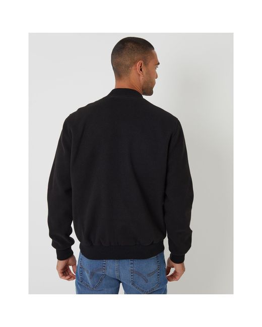Threadbare Black Tb Hama Bomber Jacket for men