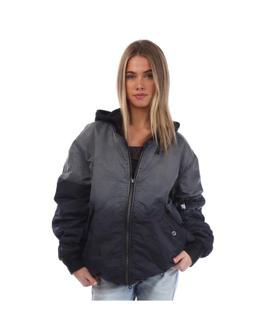 DIESEL Blue J-Common Bomber Jacket