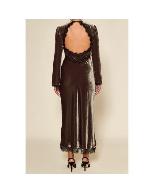 Rixo Brown Alesha Boho Dress