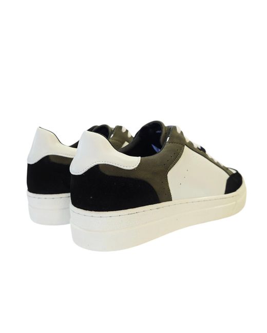 Loyalti Black Braid Low-Top Trainers for men