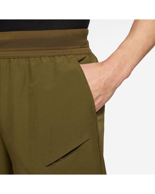 Nike Green Performance Tennis Shorts for men