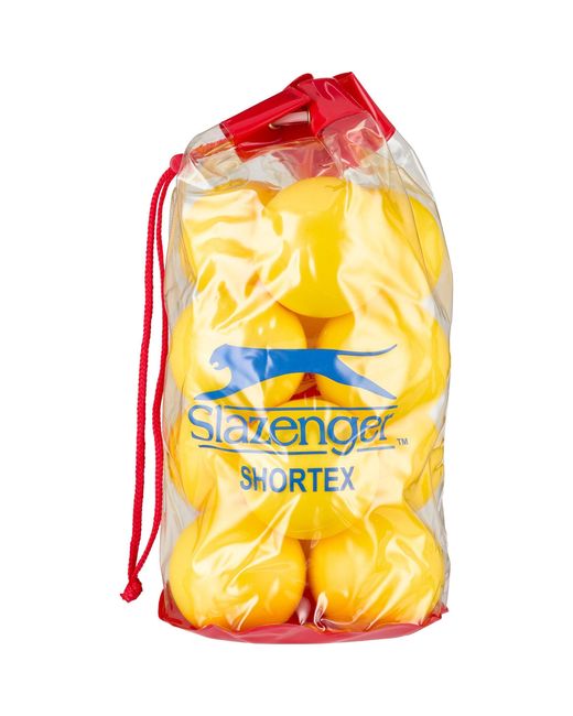 Slazenger 1881 Yellow Shortex Outdoor Tennis Ball (12 Balls)