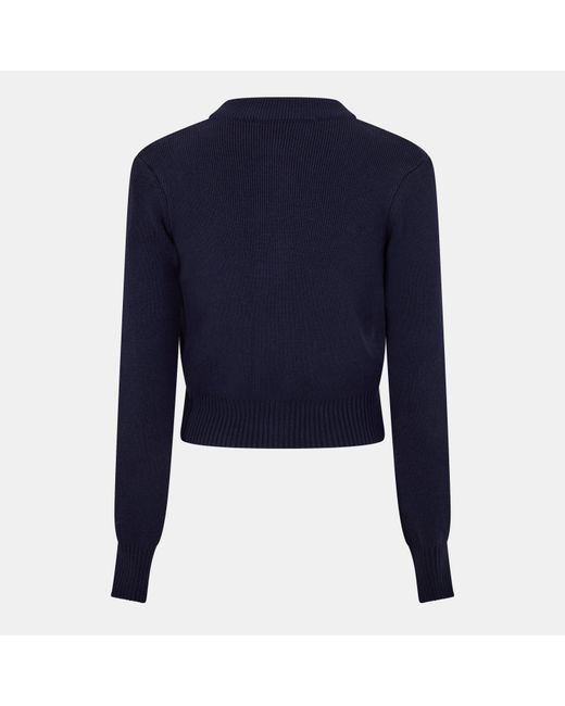 AMI Blue Sailor Cardigan