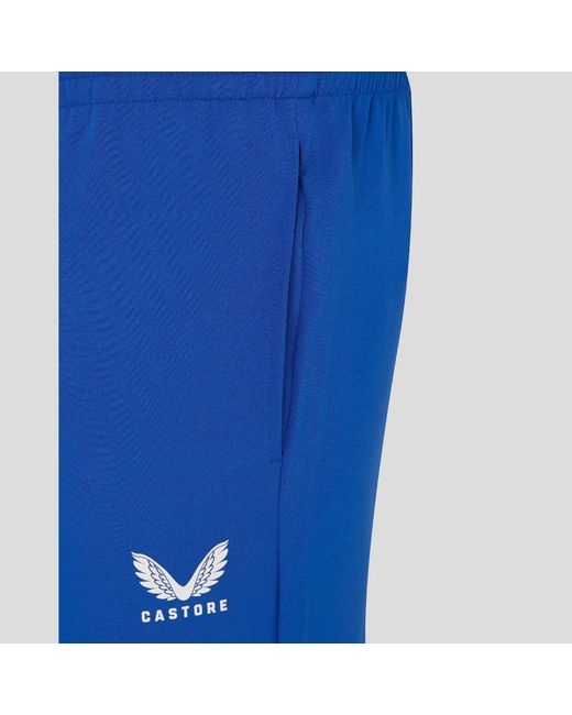 Castore Blue Closed Hem Fleece Joggers for men