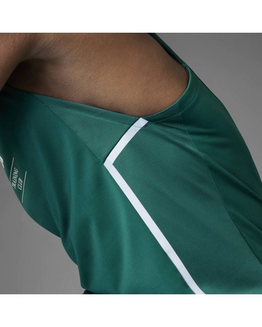Adidas Green D4T Heri Performance Gym Vest for men