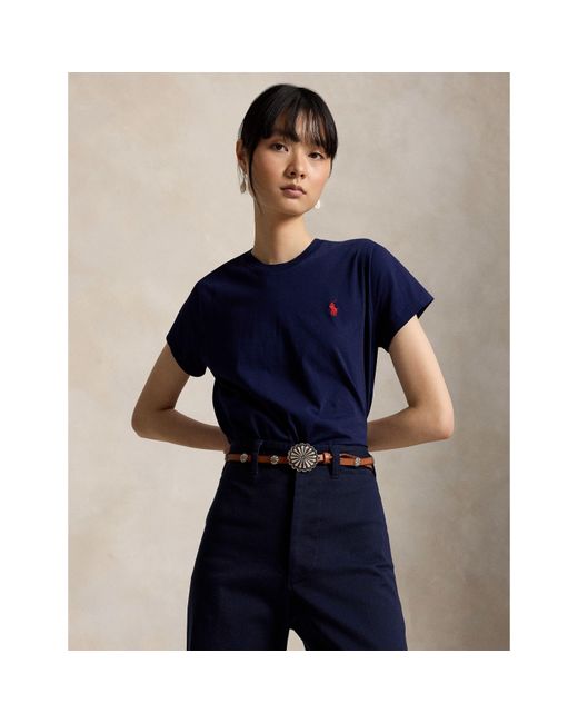 Polo Ralph Lauren Blue Round-Neck T-Shirt