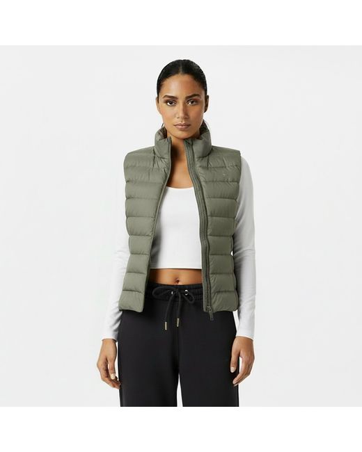 Jack Wills Green Badwell Lightweight Waterproof Puffer Gilet