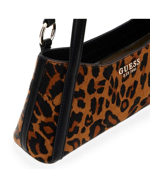 Guess Brown Domitilla Shoulder Bag
