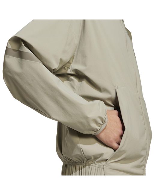 Adidas Gray Z.N.E. Woven Track Top for men