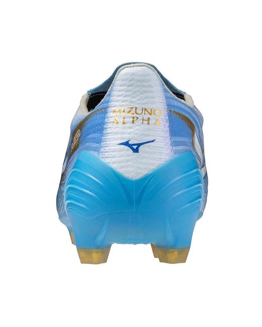 Mizuno Blue Alpha Elite Soft Ground Rugby Boots for men