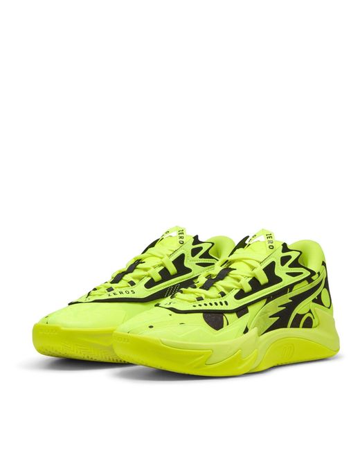 PUMA Yellow Scoot Zeros Ii Basketball Trainers for men