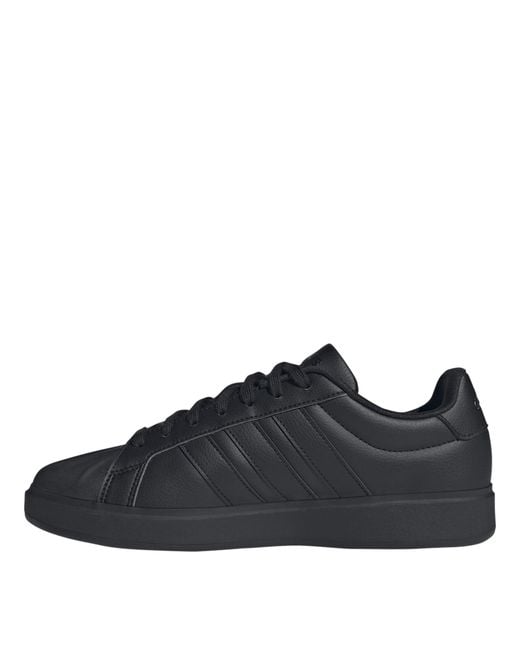 Adidas Black Street Talk Low-Top Trainers for men