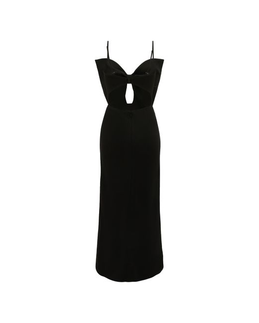 Bardot Black Paula Bow Maxi Dress