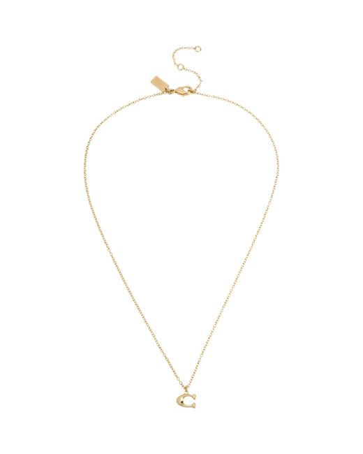 COACH Metallic Starter Chain Necklace