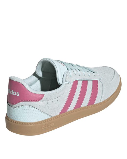 Adidas Blue Breaknet Sleek Low-Top Trainers