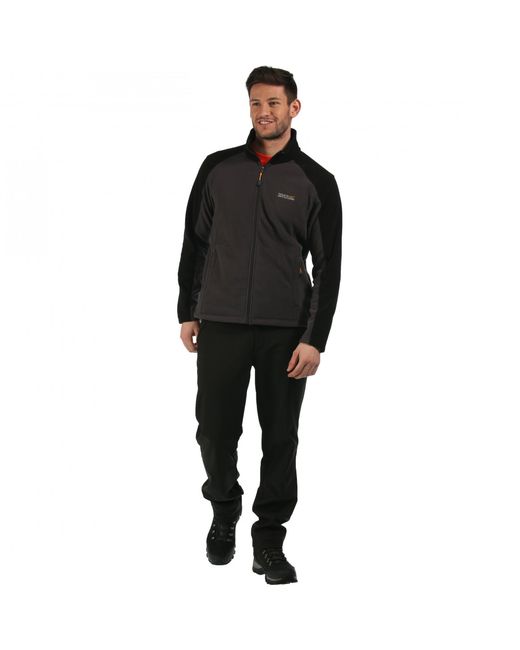 Regatta Gray Hedman Ii Full Zip Fleece Jacket for men