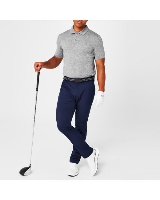 Calvin Klein Black Ck Golf Webbing Belt for men