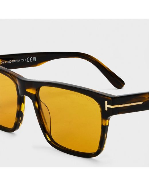 Tom Ford Yellow Calder Tf1205 Sunglasses for men