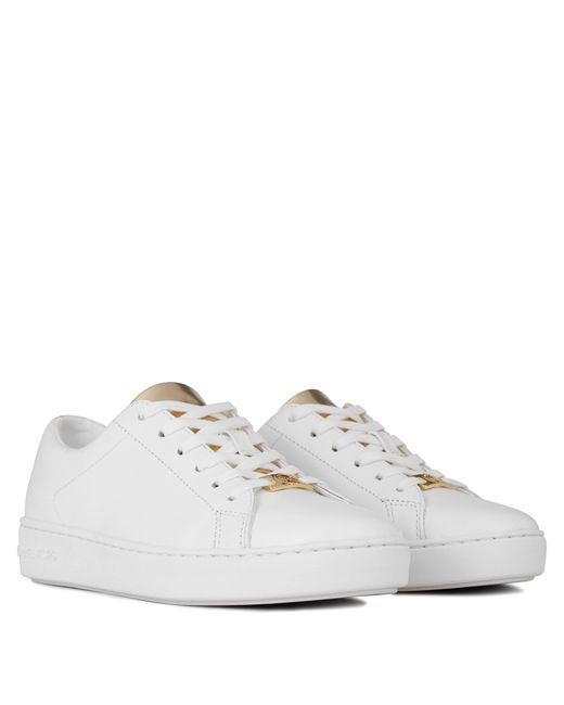MICHAEL Michael Kors White Keaton Court Trainers