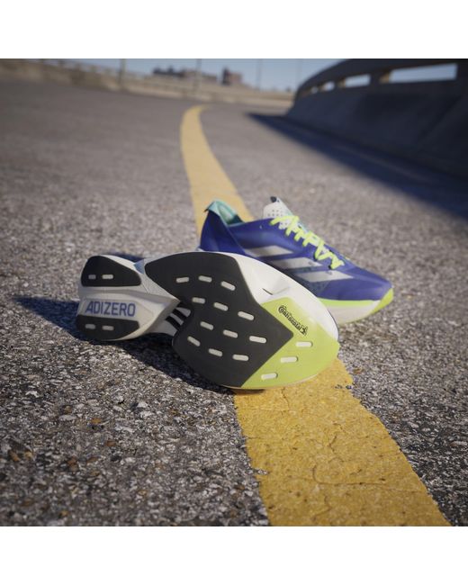 Adidas Blue Adizero Adios Pro Fast Neutral Road Running Shoes
