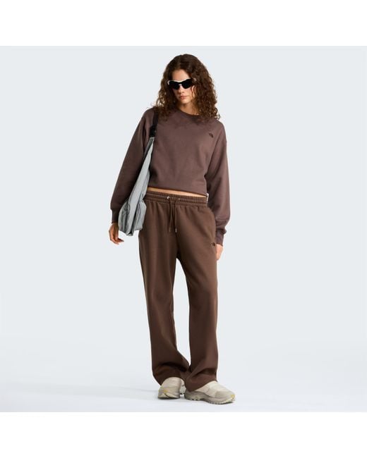 The North Face Brown Tnf Essential Simple Dome Relaxed Straight Joggers