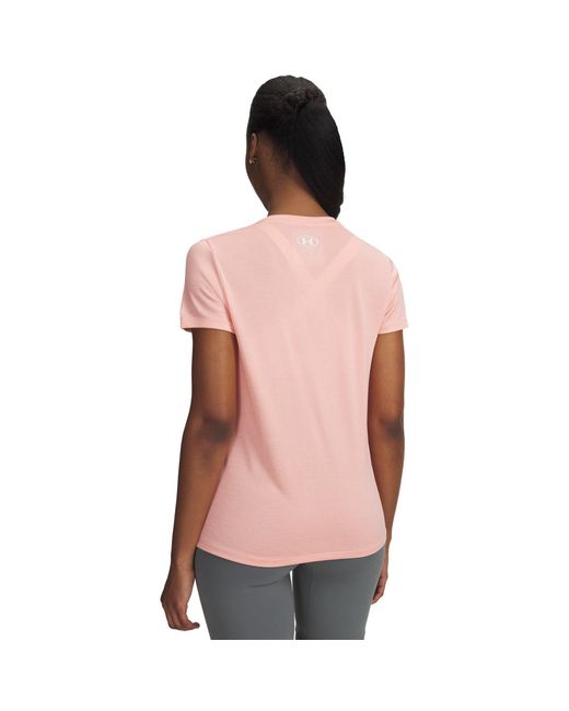 Under Armour Gray Tech Twist V-Neck Short Sleeve