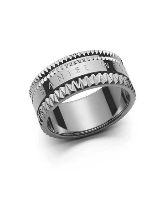 Daniel Wellington Metallic Stainless Steel Ring