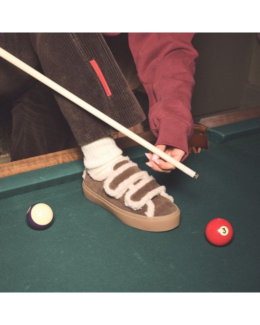Inuikii Gray Velcro Low-Top Trainers